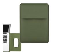 Étui à Manches d'ordinateur Portable - Cas d'ordinateur Portable en Cuir PU - Cois des Manches d'ordinateurr portablee avec fonctionnalité, boîtier à d'ordinnateur réglable Pliant avec Support, e