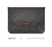 Étui à manches pour ordinateur portable, en feutre de laine, pour HuaWei Honor Magicbook Matebook Apple Macbook air - For Nouveau pro16 pouce A2141 - Le noir