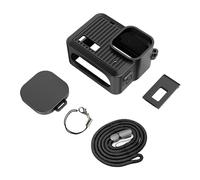 Étui À Manchon en Silicone, Compatible avec GoPro, Lanière De Capuchons D'objectif De Couvercle Latéral De Batterie Hero, Compatible avec Le Kit D'accessoires Go Pro Hero