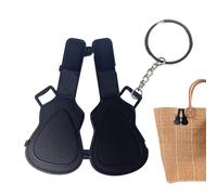 Étui à médiator - Ornement porte-clés imprimé en 3D, porte-clés avec rangement pour guitare médiator | Conçu pour les musiciens, guitaristes, guitaristes, guitares acoustiques et classiques, ukulélé