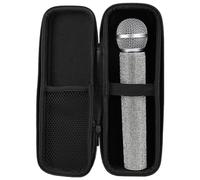 Étui à microphone pour 1 étui microphone sans fil EVA protecteur avec fermeture à glissière et maille portable pour chanter, karaoké, |.Sac