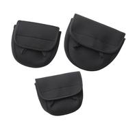 Étui À Moulinet De Pêche | Stockage Portable Épais,3 Pièces Housse De Rangement À Moulinet À Mouche | Pour Hommes Pêcheurs Rive Quai Extérieur Récif Côtier Bateau Lac Plage Rivières