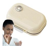Étui À Pilule De Médicaments - Organisateur Hebdomadaire De Voyage, Gardien De Pilules De Poche, Porte-dose Portable | Conception Du Compartiment En Silicone À L'épreuve De L'humidité, Système De Stoc