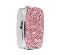 Étui à pilules scintillantes avec 2 compartiments Crystal Diamonds Étui à pilules Petit médecin pour les voyages et le portefeuille