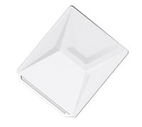 Étui à Plat Parabolique en Silicone Protecteur, Couverture de Choc à L'amortisseur avec Un Matériau d'usure, étanche et Protecteur Solaire pour Les Voyages, Extérieur (Blanc)