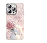 Étui à plumes de chaton pour iphone16promax13/14/15/11 Étui de téléphone mignon
