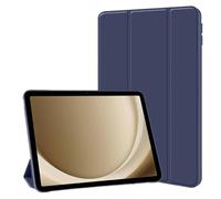 Étui à Rabat à Trois Volets for Tablette, Compatible avec Samsung Galaxy Tab A11 Plus, 11 Pouces, 2025 SM-X230, X236, X226B, Coque arrière en TPU(Navy Blue)