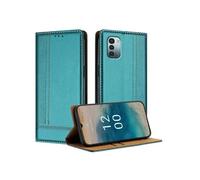 Etui à rabat antichoc Nokia G11 - Aimant intégré - Porte-cartes - Vert