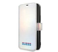 Étui à rabat argenté irisé Guess pour iPhone 11 Pro Max