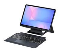 Étui à rabat avec clavier Bluetooth sans fil pour Samsung Galaxy Tab S10 FE+ (13,1") SM-X620 / SM-X626B, clavier rétroéclairé amovible, pavé tactile, support réglable en mode portrait/paysage