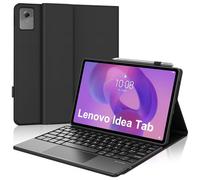 Étui à rabat avec clavier tactile pour Lenovo Idea Tab 11" 2025, étui folio en cuir synthétique avec porte-stylo, clavier sans fil magnétique amovible avec pavé tactile, pour Lenovo Idea Tab 11