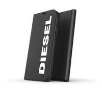 Étui à rabat Diesel pour iPhone 12, noir et blanc