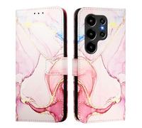 Étui à Rabat en Cuir PU Motif Marbre pour Blackview Wave 7C, Portefeuille avec Fentes pour Cartes, Support et Lanière, Coque Antichoc pour Blackview Wave 7C.A02