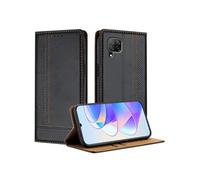 Etui à rabat Huawei P40 Lite Antichoc Aimant Porte-cartes Noir