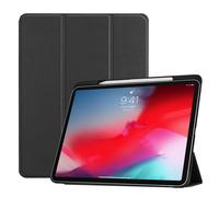 Étui À Rabat Mince Avec Aimant Intelligent Coque De Sommeil Automatique Étui À Crayons En Cuir Funda Capa Pour Apple Ipad Pro 11 2018 A1980 + Film + Stylo Case