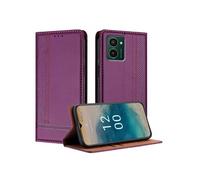 Etui à rabat Nokia HMD Pulse Pro Antichoc - Aimant - Porte-cartes (2 emplacements) - Violet