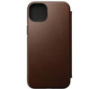 Etui à rabat Nomad Folio Modern Compatible avec le MagSafe pour iPhone 14 Plus Marron Marron