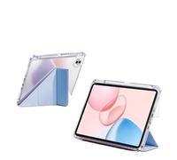 Étui à Rabat Pliable en Y for Tablette Honor Pad GT ROL-W60 V9 ROL-W10 W00 11,5 Pouces, Coque arrière en Acrylique avec Emplacement for Stylo(Ice Blue,Pad GT 11.5)
