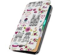 Etui iPhone X / XS Housse Folio Portefeuille Akashi Paris mon amour