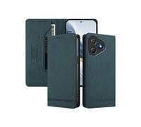 Etui à rabat pour Blackview Oscal Flat 2/2C protection RFID, étui portefeuille magnétique fin en cuir PU avec 2 emplacements pour cartes, compatible