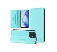 Etui à rabat pour Blackview Wave 9C protection RFID, magnétique et antichoc, en cuir PU avec 2 emplacements pour cartes, compatible avec Blackview