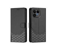 Etui à rabat pour Fairphone 6 , fermeture magnétique, protection RFID, étui portefeuille en cuir PU avec 3 emplacements pour cartes-Noir