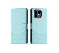 Etui à rabat pour Fairphone 6 , fermeture magnétique, protection RFID, étui portefeuille en cuir PU avec 3 emplacements pour cartes-Vert clair