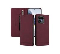 Etui à rabat pour Fairphone 6 protection RFID, étui portefeuille magnétique fin en cuir PU avec 2 emplacements pour cartes, compatible avec Fairphone