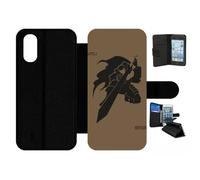 Etui À Rabat Pour Galaxy A01 - Gatsu Berserk - Simili-Cuir - Noir