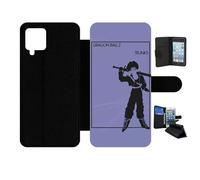 Etui À Rabat Pour Galaxy A12 - Dbz Futur Trunk Minimalist - Simili-Cuir - Noir