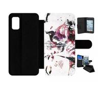 Etui À Rabat Pour Galaxy A41 - Creative Art Love Will Tear Us Apart - Simili-Cuir - Noir