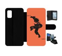Etui À Rabat Pour Galaxy A41 - Naruto - Simili-Cuir - Noir