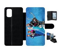 Etui À Rabat Pour Galaxy A71 - Frozen Reine Des Neiges - Simili-Cuir - Noir