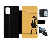 Etui À Rabat Pour Galaxy A71 - One Piece Monkey D Luffy - Simili-Cuir - Noir