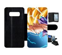 Etui À Rabat Pour Galaxy Note 8.0 - Dbz Gt Trunk Super Saiyan 3 Cheveux Long - Simili-Cuir - Noir