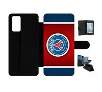 Etui À Rabat Pour Galaxy Note20 5g - Psg Paris Saint Germain 2 - Simili-Cuir - Noir
