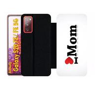 Etui À Rabat Pour Galaxy S20 Fe 5g - I Love You Mom - Simili-Cuir - Noir