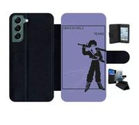 Etui À Rabat Pour Galaxy S22+ 5g - Dbz Futur Trunk Minimalist - Simili-Cuir - Noir