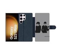 Etui À Rabat Pour Galaxy S23 Ultra - Death Note - Simili-Cuir - Noir