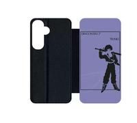 Etui À Rabat Pour Galaxy S24+ - Dbz Futur Trunk Minimalist - Simili-Cuir - Noir