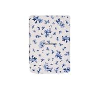 - Etui à rabat pour lecteur eBook - cuir imitation PU, coton, plastique - Floral - pour PocketBook Verse, Verse PRO