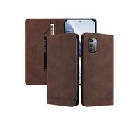 Etui à rabat pour Nokia G11 4G/Nokia G21 4G protection RFID, étui portefeuille magnétique fin en cuir PU avec 2 emplacements pour cartes, compatible