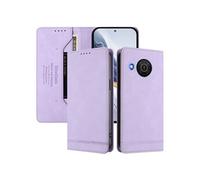 Etui à rabat pour Nokia X20/Nokia X10 protection RFID, étui portefeuille magnétique fin en cuir PU avec 2 emplacements pour cartes, compatible avec