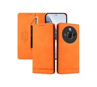 Etui à rabat pour Nubia Focus Pro 5G protection RFID, étui portefeuille magnétique fin en cuir PU avec 2 emplacements pour cartes, compatible avec