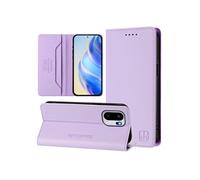 Etui à rabat pour OnePlus 15R protection RFID, magnétique et antichoc, en cuir PU avec 2 emplacements pour cartes, compatible avec OnePlus 15R-Violet