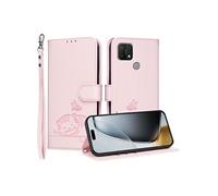 Etui à rabat pour OPPO A15 protection RFID, antichoc, fin, fermeture magnétique, portefeuille en cuir avec 3 emplacements pour cartes et dragonne