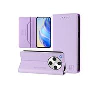 Etui à rabat pour OPPO Find X8 Pro 5G protection RFID, magnétique et antichoc, en cuir PU avec 2 emplacements pour cartes, compatible avec OPPO Find