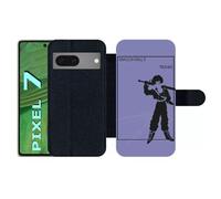Etui À Rabat Pour Pixel 7 - Dbz Futur Trunk Minimalist - Simili-Cuir - Noir