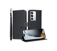 Etui à rabat pour Realme C71 4G protection RFID, antichoc, fin, fermeture magnétique, portefeuille en cuir avec 3 emplacements pour cartes et