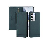 Etui à rabat pour Realme C71 4G protection RFID, étui portefeuille magnétique fin en cuir PU avec 2 emplacements pour cartes, compatible avec Realme